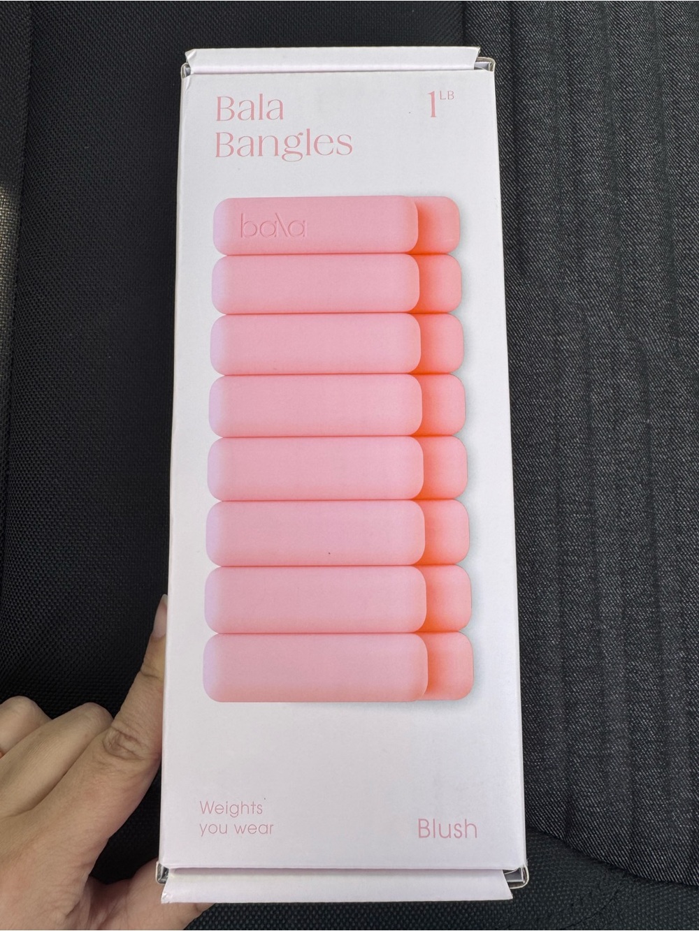 Bala Pink Silicone Weighted Bangles Set